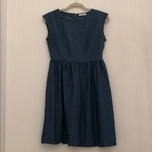 Mod Ref Denim Dress with Buttons